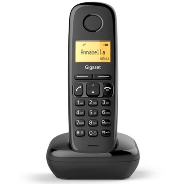 Telefono fijo inalambrico gigaset a170 trio negro 50 numeros agenda -  10 tonos - Imagen 3