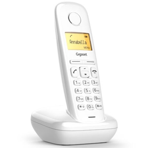 Telefono fijo inalambrico gigaset a170 blanco 50 numeros agenda -  10 tonos - Imagen 2