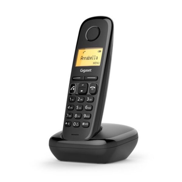 Telefono fijo inalambrico gigaset a270 negro 80 numeros agenda -  10 tonos - Imagen 3