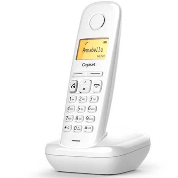 Telefono fijo inalambrico gigaset a270 blanco 80 numeros agenda -  10 tonos - Imagen 3