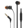 Auriculares intrauditivos jbl t110 black - pure bass - drivers 9mm - cable plano - manos libres - Imagen 2