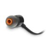 Auriculares intrauditivos jbl t110 black - pure bass - drivers 9mm - cable plano - manos libres - Imagen 3