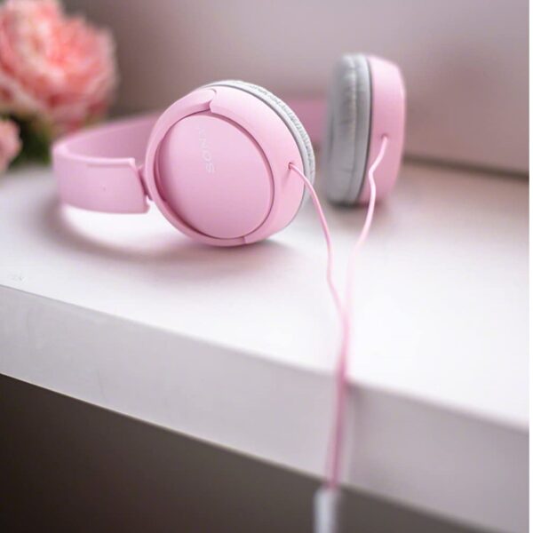 Auriculares sony mdrzx110app - rosa - pleglable - microfono - Imagen 3