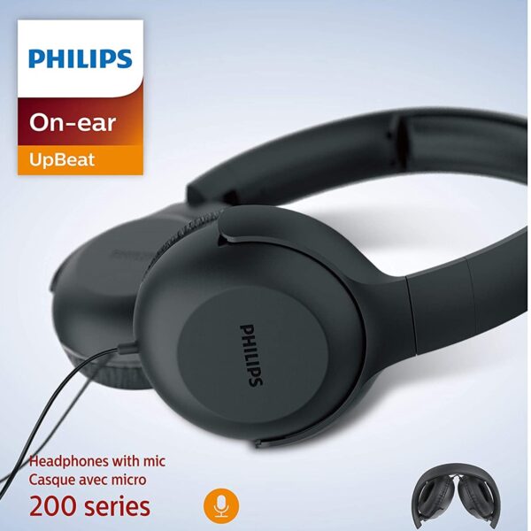 Auriculares philips tauh201bk - 00 negro - microfono - Imagen 3
