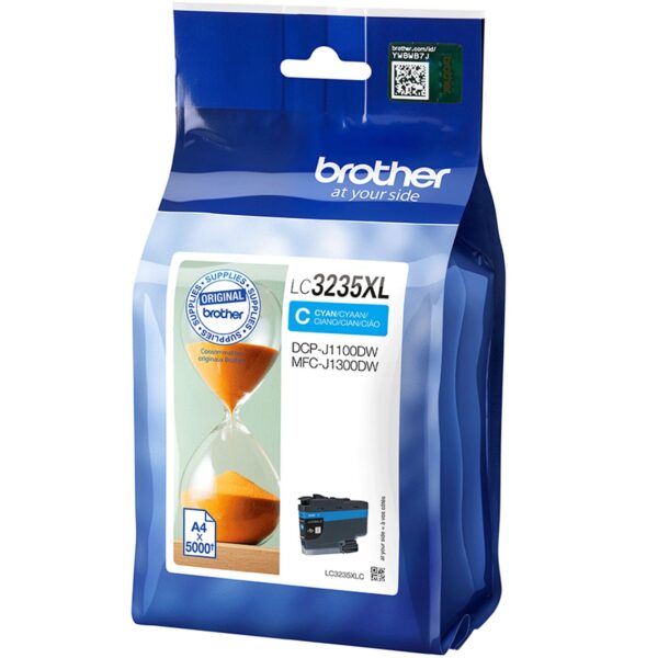 Cartucho tinta brother lc3235xlc cian 5000 páginas - Imagen 2