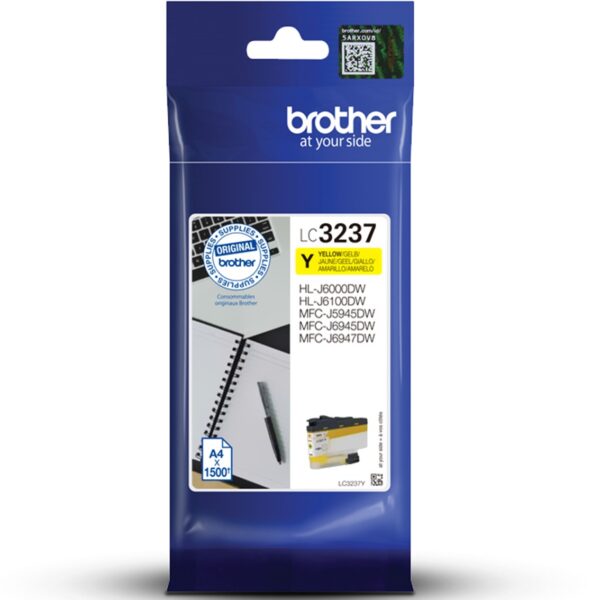 Cartucho tinta brother lc3237y amarillo 1500 páginas - Imagen 3