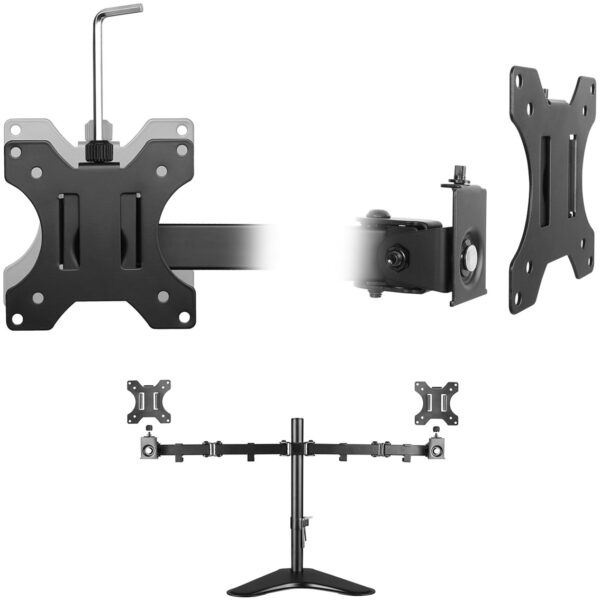 Soporte de mesa ewent ew1536 para 2 monitores de hasta 32 pulgadas - Imagen 2