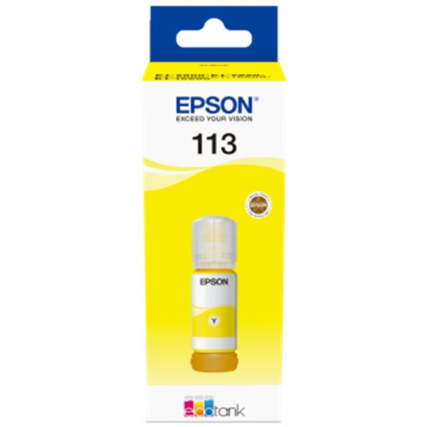 Cartucho tinta epson 113 ecotank pigment c13t06b440 amarillo ink bottle