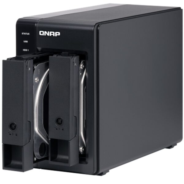Caja de expansion de raid qnap tr - 002 usb 3.2 gen 2 2 bahias - Imagen 2