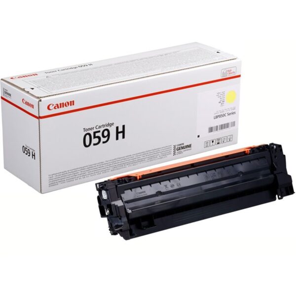 Toner canon 059h amarillo 13500 paginas - Imagen 2