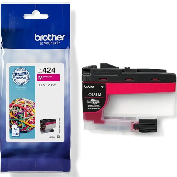 Cartucho tinta brother lc424m magenta 750 paginas - Imagen 3