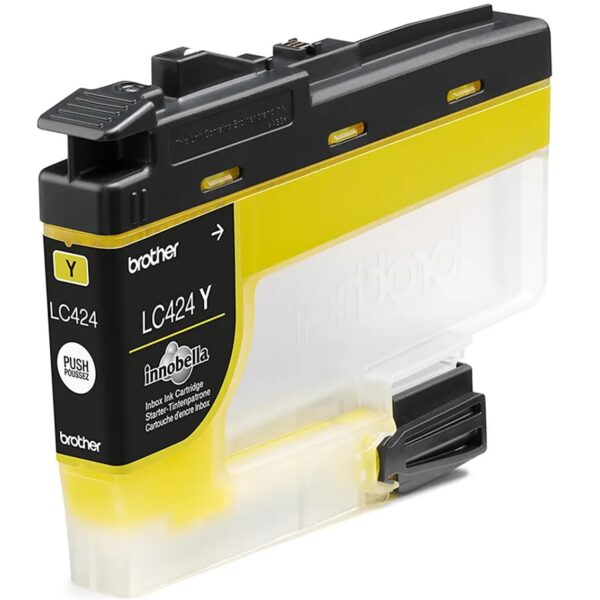 Cartucho tinta brother lc424y amarillo 750 paginas - Imagen 2