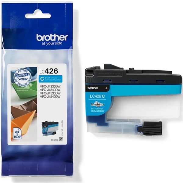Cartucho tinta brother lc426c cian 1500 paginas - Imagen 2