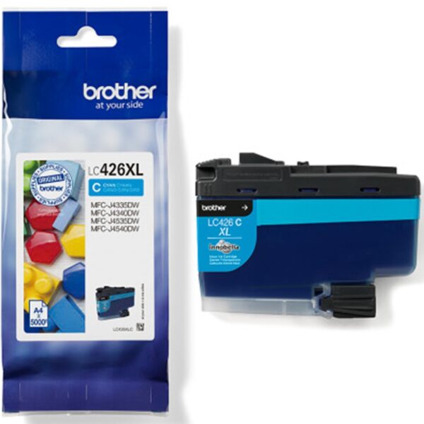 Cartucho tinta brother lc426xlc cian 5000 paginas - Imagen 2