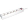Regleta equip con 6 tomas cable de red de 1.5 metros y boton de apagado encendido