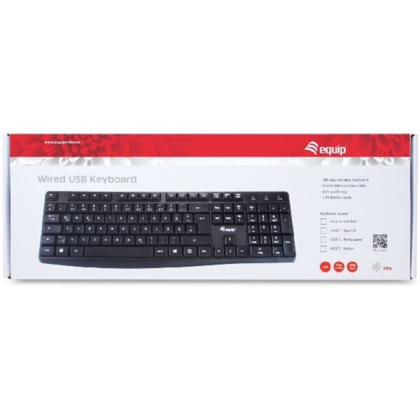 Teclado usb equip life 105 teclas 245211 - Imagen 3