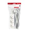 Regleta equip con 3 tomas cable de red de 1.5 metros - Imagen 3