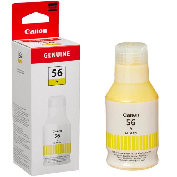 Botella tinta canon gi - 56y amarillo 135ml 14881 paginas - Imagen 3
