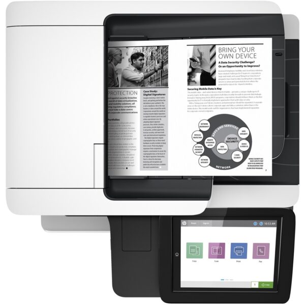 Multifunción láser hp laserjet enterprise m528dn monocromo  duplex - Imagen 2