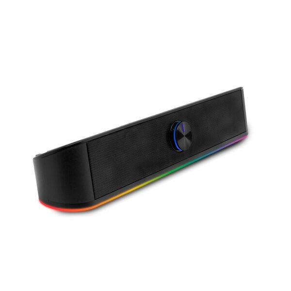 Phoenix ohmios barra sonido rgb 6w rms bt - bluetooth - usb - aux - botones tactiles - Imagen 2