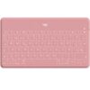 Teclado logitech keys to go wireless inalambrico para iphone ipad y apple tv blush