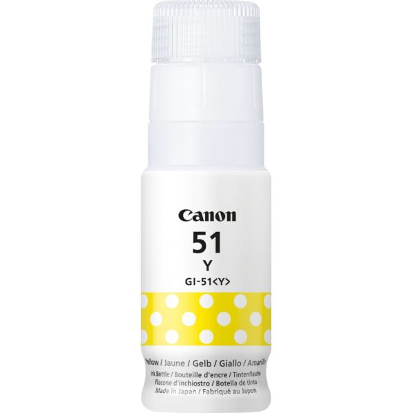 Cartucho tinta canon amarillo gi - 51y 70ml 7700 paginas - Imagen 3