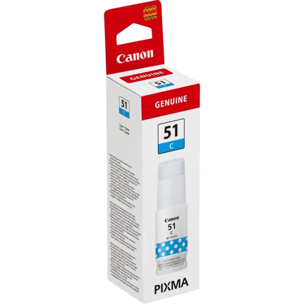 Cartucho tinta canon cian gi - 51c 70ml 7700 paginas - Imagen 2
