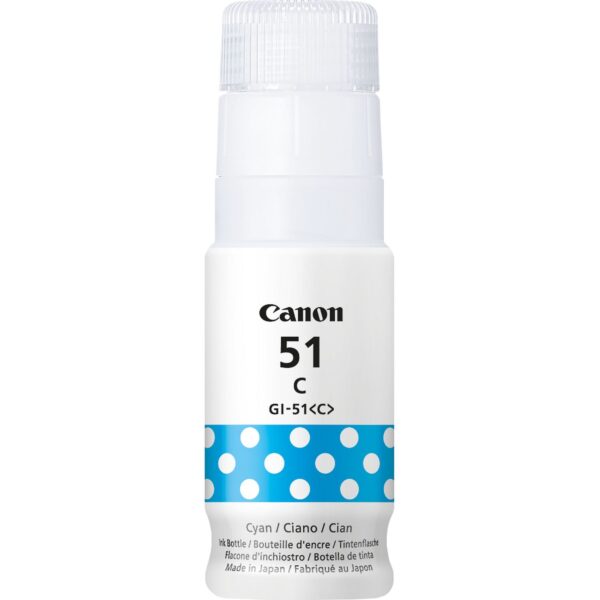Cartucho tinta canon cian gi - 51c 70ml 7700 paginas - Imagen 3