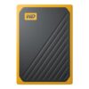 Disco duro externo ssd wd western digital 500gb my passport go usb 3.0 ambar