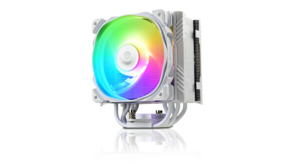 Ventilador disipador cpu gaming enermax ets - t50a - w - argb para intel amd argb 1x12cm blanco - Imagen 2