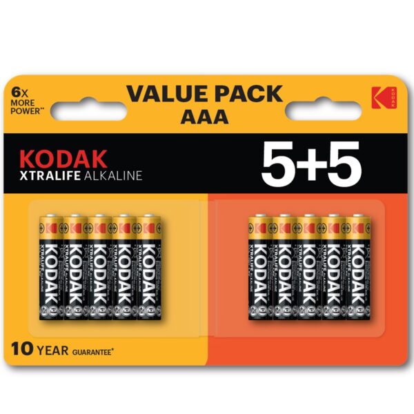Blister pilas kodak alcalina xtralife aaa lr3 -  blister 5+5