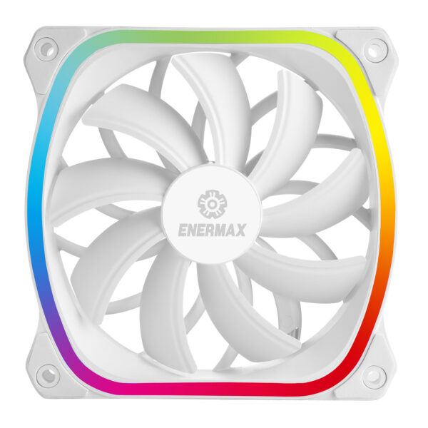 Ventilador gaming enermax squa rgb blanco 120mm pack de 3 - Imagen 2