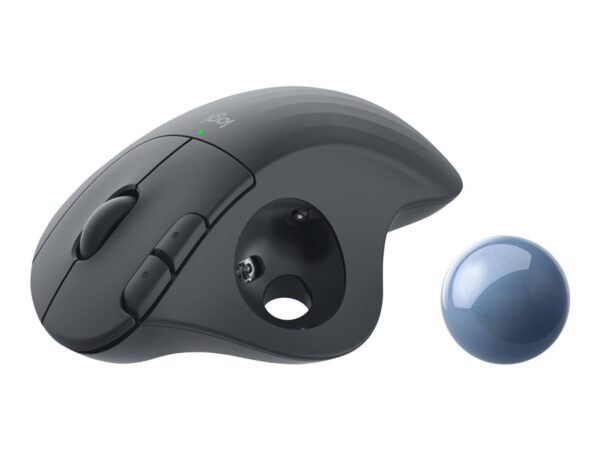 Mouse raton logitech trackball ergo m575 optico wireless inalambrico grafito - Imagen 2