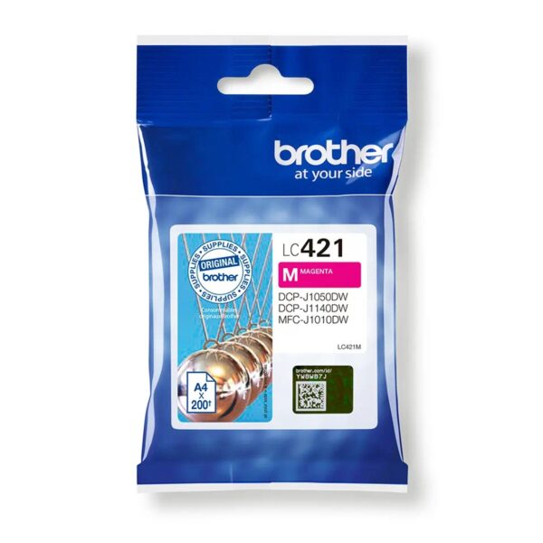 Cartucho tinta brother lc421m magenta 200 paginas - Imagen 3