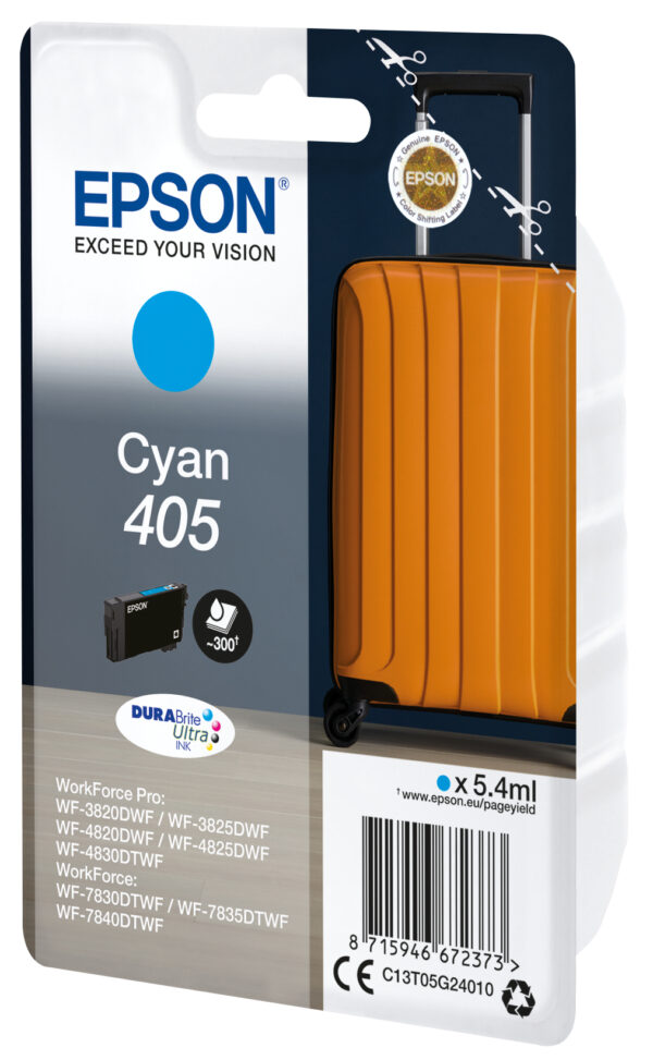 Cartucho tinta epson c13t05g24010 singlepack cian 405 durabrite ultra ink - Imagen 2