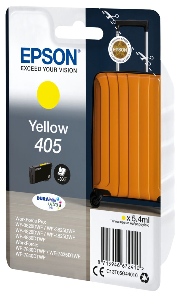 Cartucho tinta epson c13t05g44010 singlepack amarillo 405 durabrite ultra ink - Imagen 2