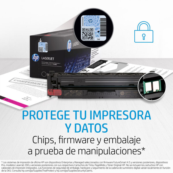 Toner hp 30x negro alta capacidad m203 -  mfp m227 - Imagen 3