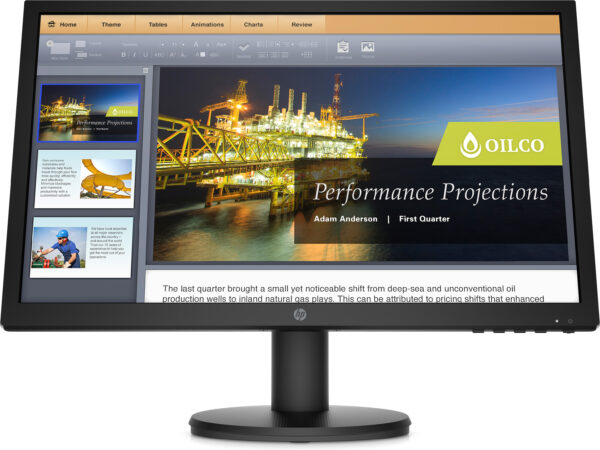 Monitor hp p21b g4 20.7 pulgadas 5ms -  vga -  hdmi -  1920x1080 -  montaje vesa -  cable hdmi incluido