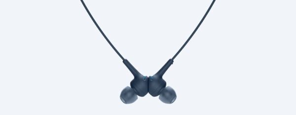 Auriculares sony wixb400 azul -  extra bass -  bluetooth -  carga rapida - Imagen 2