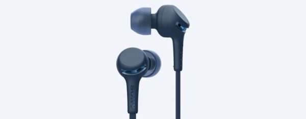Auriculares sony wixb400 azul -  extra bass -  bluetooth -  carga rapida - Imagen 3