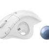 Mouse raton logitech ergo m575 bluetooth & wireless blanco - Imagen 2