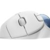 Mouse raton logitech ergo m575 bluetooth & wireless blanco - Imagen 3