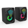 Altavoces gaming denver gas - 500 - 2 x 3w rms - usb - rgb - Imagen 2