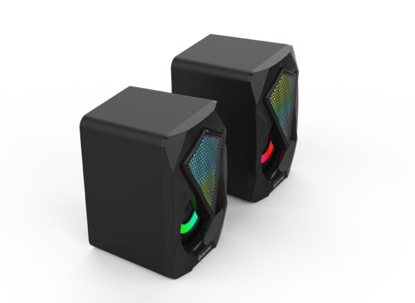 Altavoces gaming denver gas - 500 - 2 x 3w rms - usb - rgb - Imagen 3