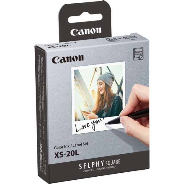 Papel fotografico canon xs - 20l 20 hojas + tinta de color - Imagen 2