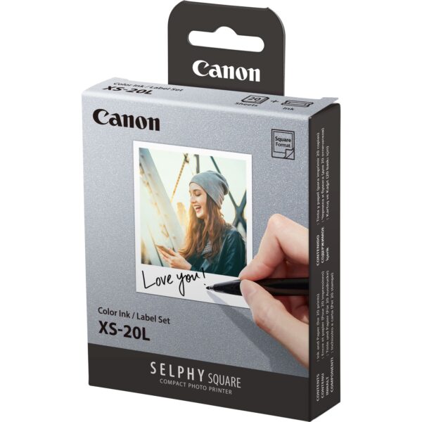 Papel fotografico canon xs - 20l 20 hojas + tinta de color - Imagen 3