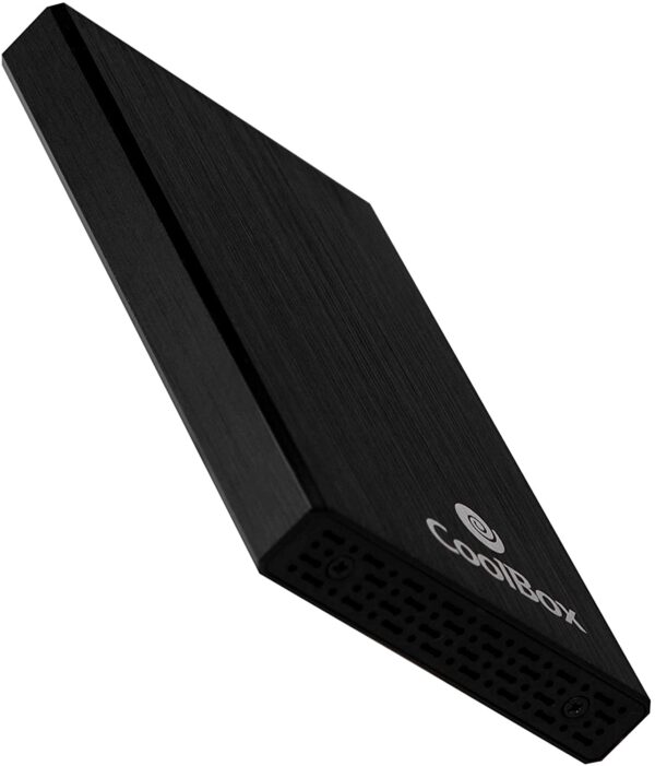 Carcasa disco duro hdd 2.5 pulgadas coolbox sca2523c negro usb tipo c 3.0 - Imagen 3