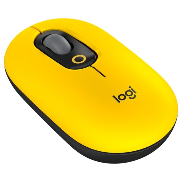 Mouse raton logitech pop mouse blast yellow wireless inalambrico - Imagen 2