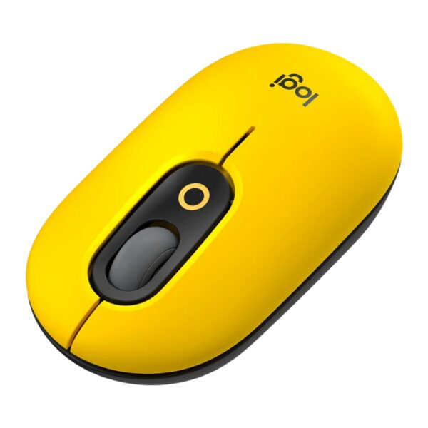 Mouse raton logitech pop mouse blast yellow wireless inalambrico - Imagen 3