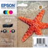 Multipack cartucho tinta epson 603 c13t03u64010 negro -  cian -  amarillo -  magenta -  estrella de mar